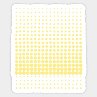Dotty Mellow Yellow Sticker